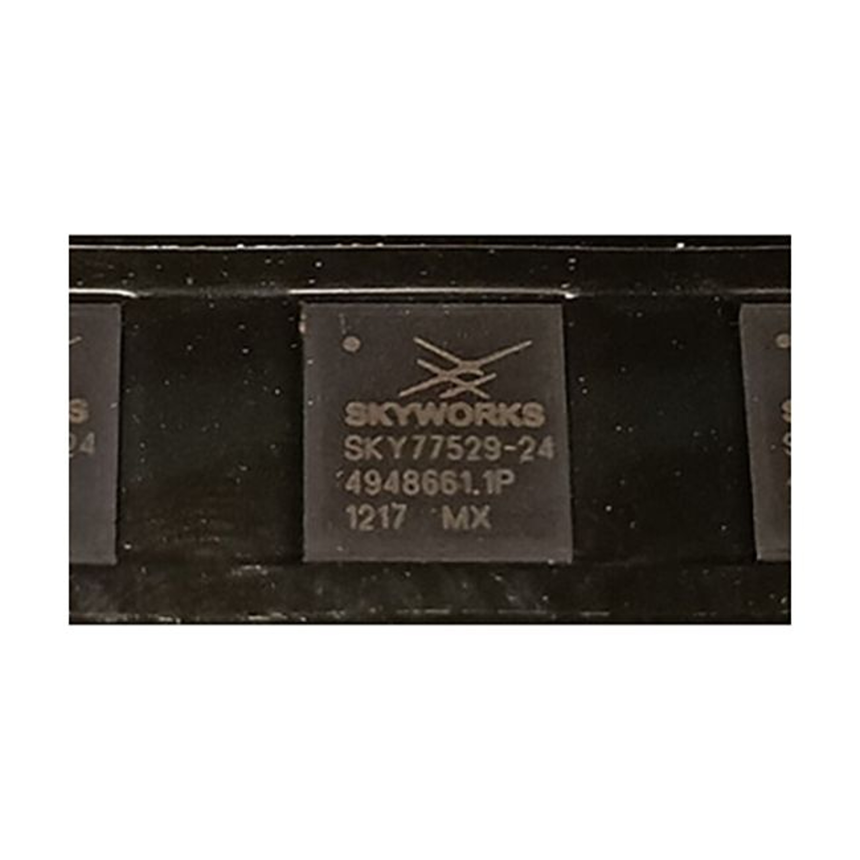 SKY77529-24 The Skyworks Solutions SKY77529-24 is an RF Front End Module designed for mobile communication systems. It supports multiple frequency bands and utilizes SPI and MFC control interfaces.