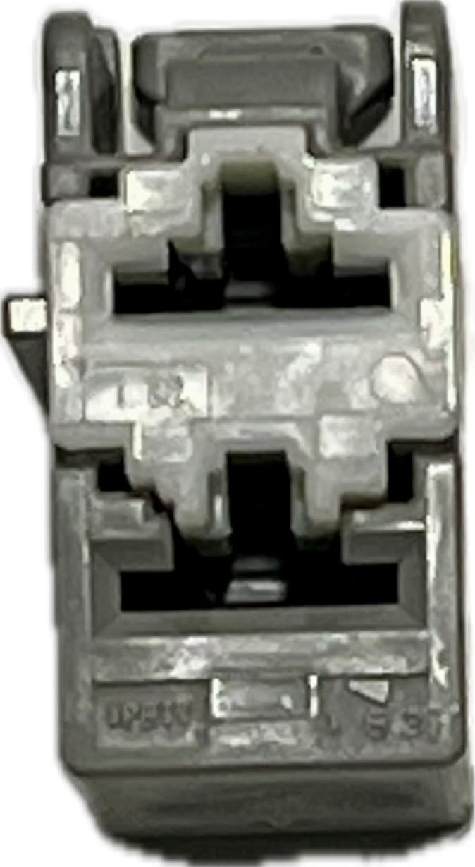 7283-3521-40 The Yazaki 7283-3521-40 is a 2-position female connector housing. It features a 0.375 inch terminal pitch and a light gray color.