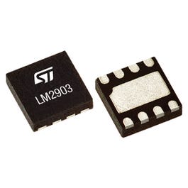 LM2903Q2T The STMicroelectronics LM2903Q2T is a dual low power analog comparator. It operates over a wide supply voltage range and is suitable for various applications.