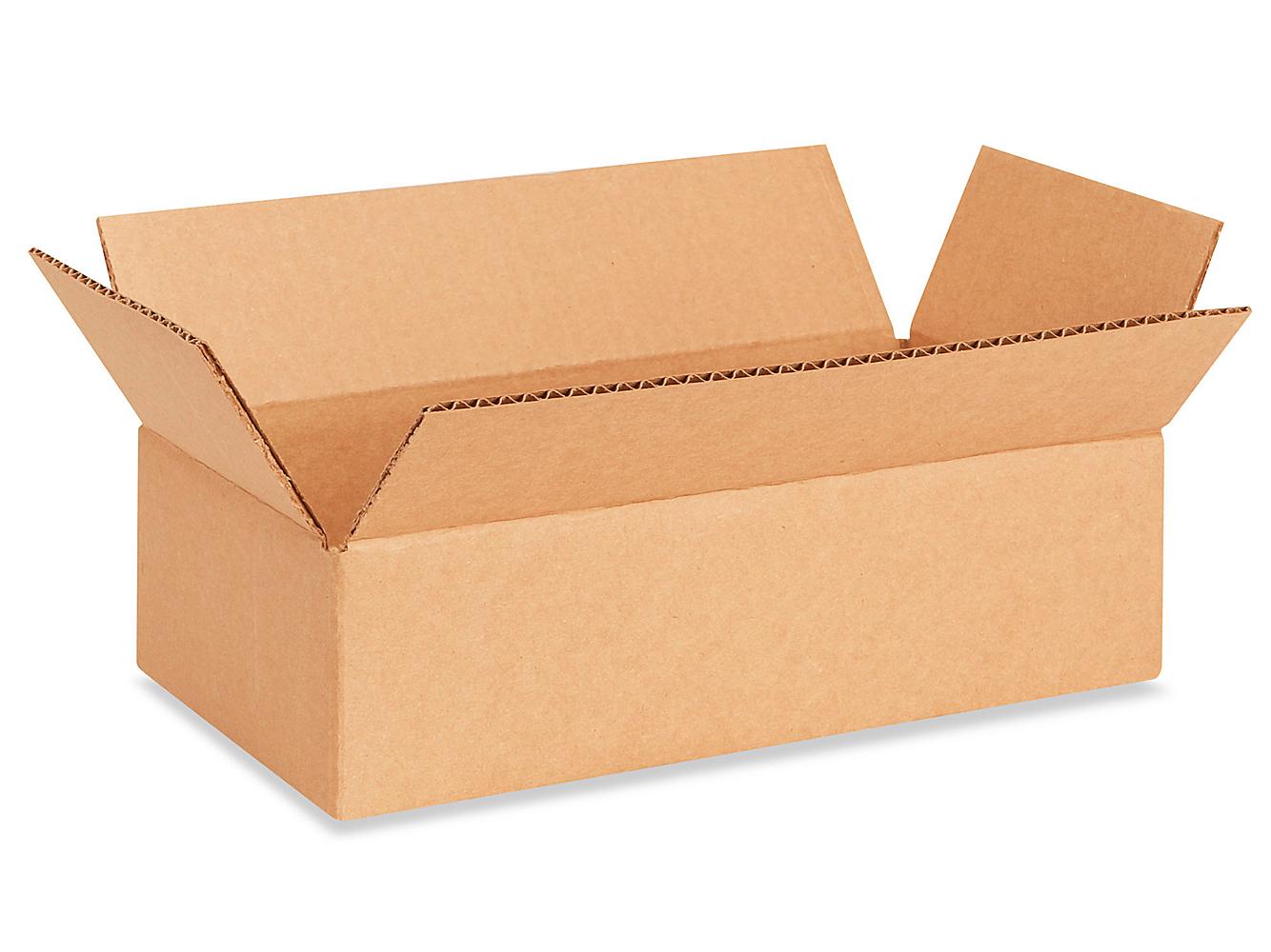 S-16723 This 12 x 6 x 3" corrugated box is designed for long, narrow items. It features a 200 lb. test rating and C flute construction.