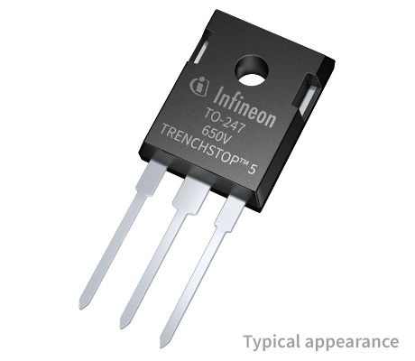 IKW20N60T The Infineon IKW20N60T is a 600V IGBT designed for frequency converters and uninterruptible power supplies. It features low VCE(sat) and a fast recovery diode.