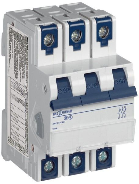 3E1.6UM The Altech Corporation 3E1.6UM is a 3-pole thermal magnetic circuit breaker designed for motor protection. It offers a 1.6A current rating and supports AC voltage up to 480V.