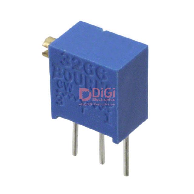 3303X-3-501E The Bourns 3303X-3-501E is a trimmer potentiometer featuring 500 Ohms of resistance and a 0.15W power rating. It is designed for surface mounting with J lead termination.