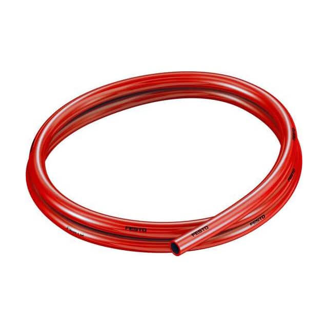 PUN-H-10X1,5-RT TUBING RED PLASTIC 10MM 50M