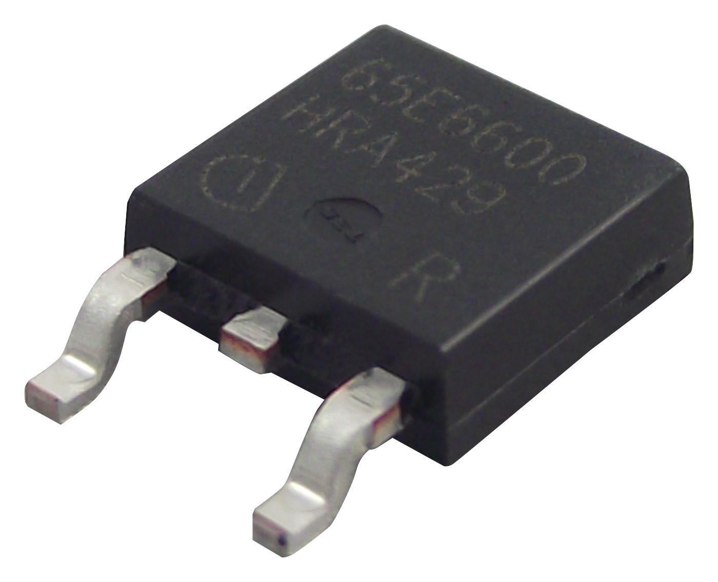 IPD65R600E6 Infineon IPD65R600E6 is a CoolMOS N-Channel Power MOSFET with 650V drain-source voltage and 7.3A continuous drain current. It features a maximum on-resistance of 600mOhm at 10V gate drive and is housed in a surface-mount TO-252 package.