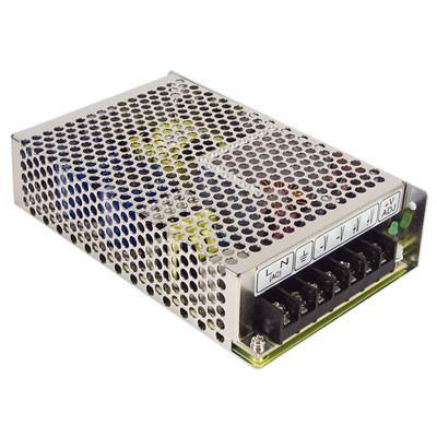 NES-75-15 The Mean Well USA NES-75-15 is a 75W AC/DC power supply with a 15V output. It features an enclosed, chassis mount design and universal input.