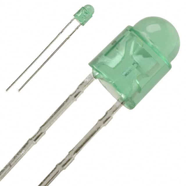 SLI-343M8C3F LED GREEN CLEAR T-1 T/H