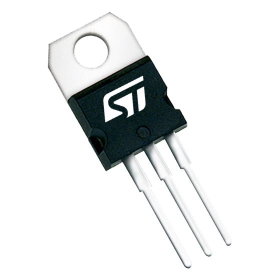 L7805ABV-DG The STMicroelectronics L7805ABV-DG is a positive voltage regulator providing a stable 5V output. It features a 1A current rating and is housed in a TO-220 package.