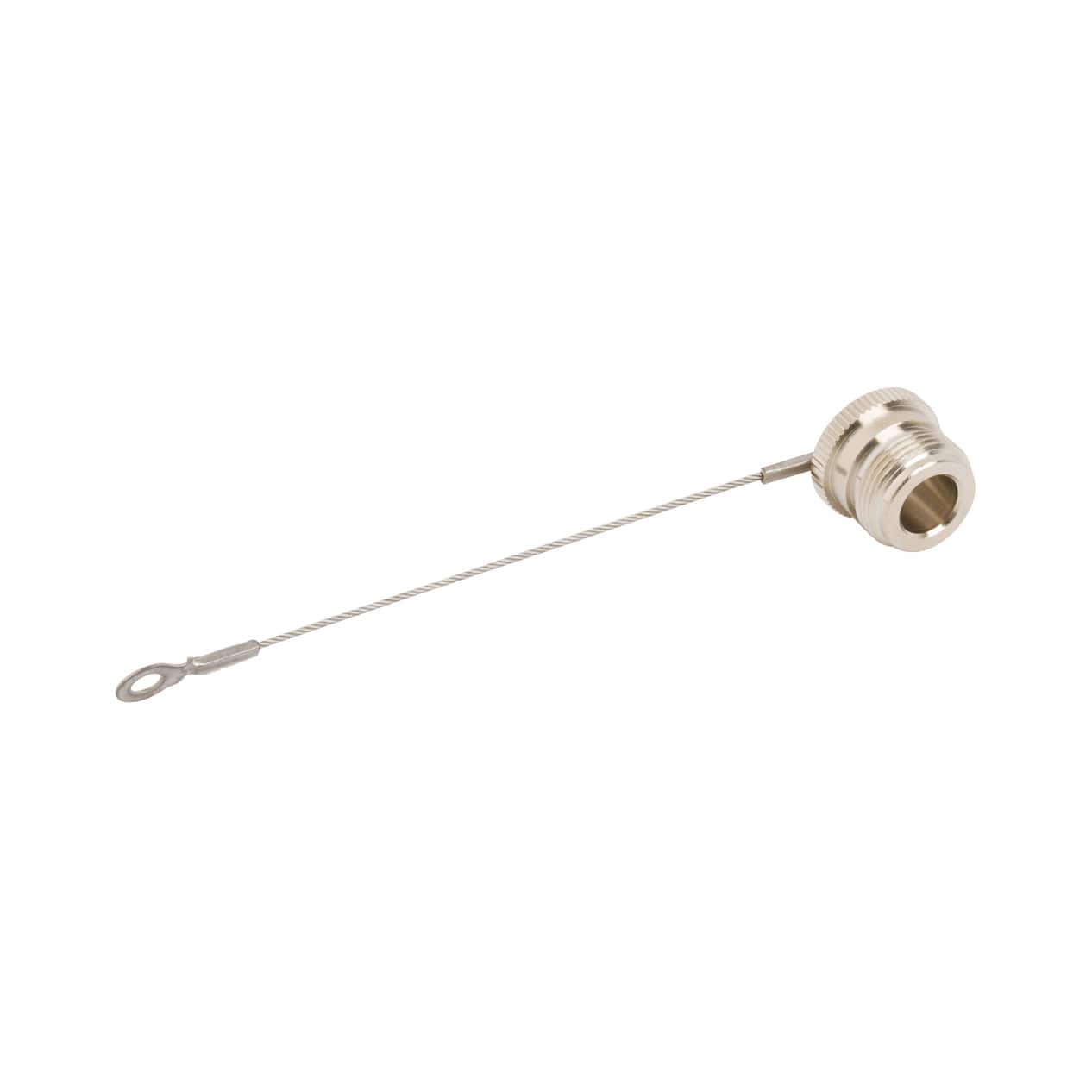 172306-11 N FEMALE CAP WITH WIRE CHAIN