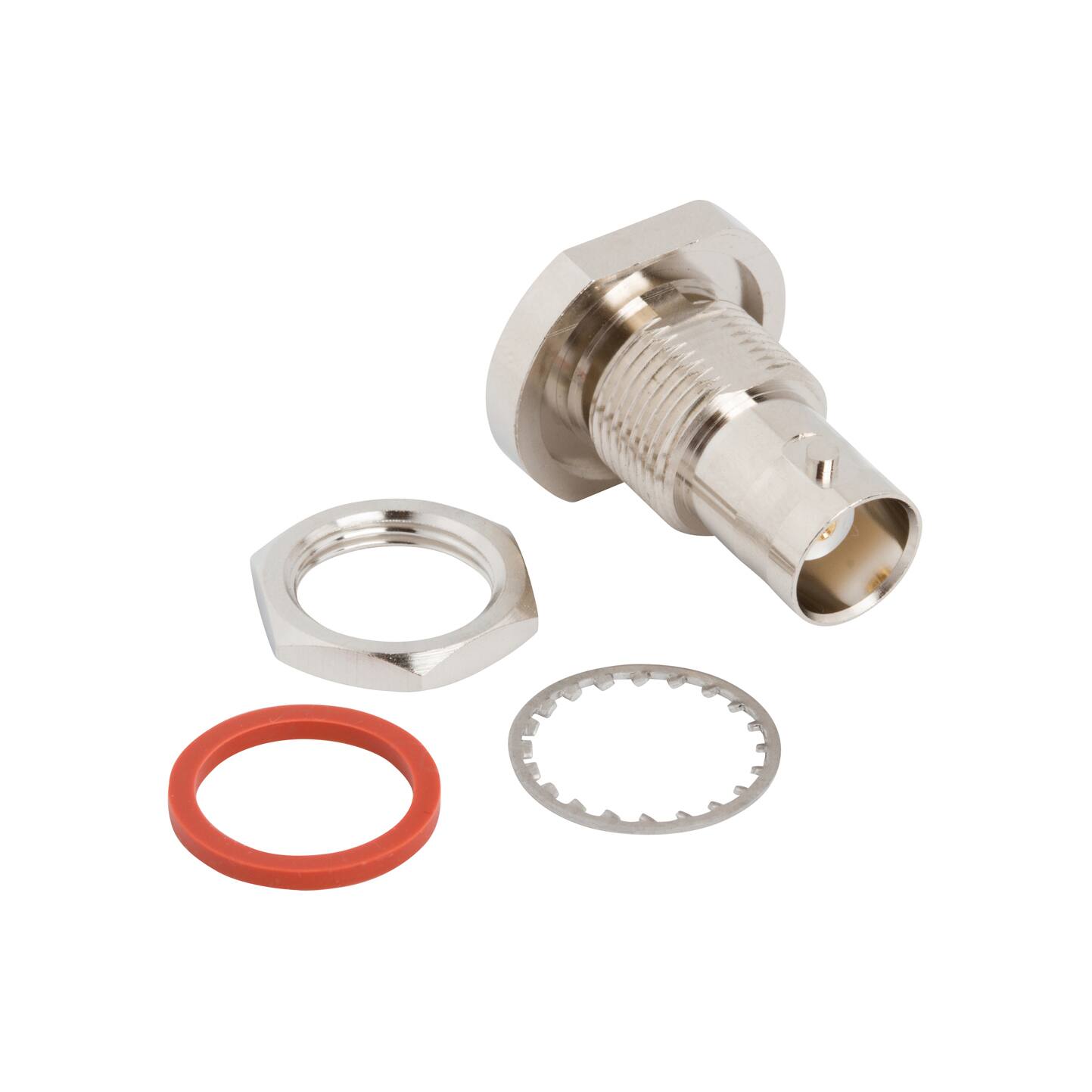 AD-BNCJMCXJ-1 BNC BULKHEAD JACK TO MCX JACK IP
