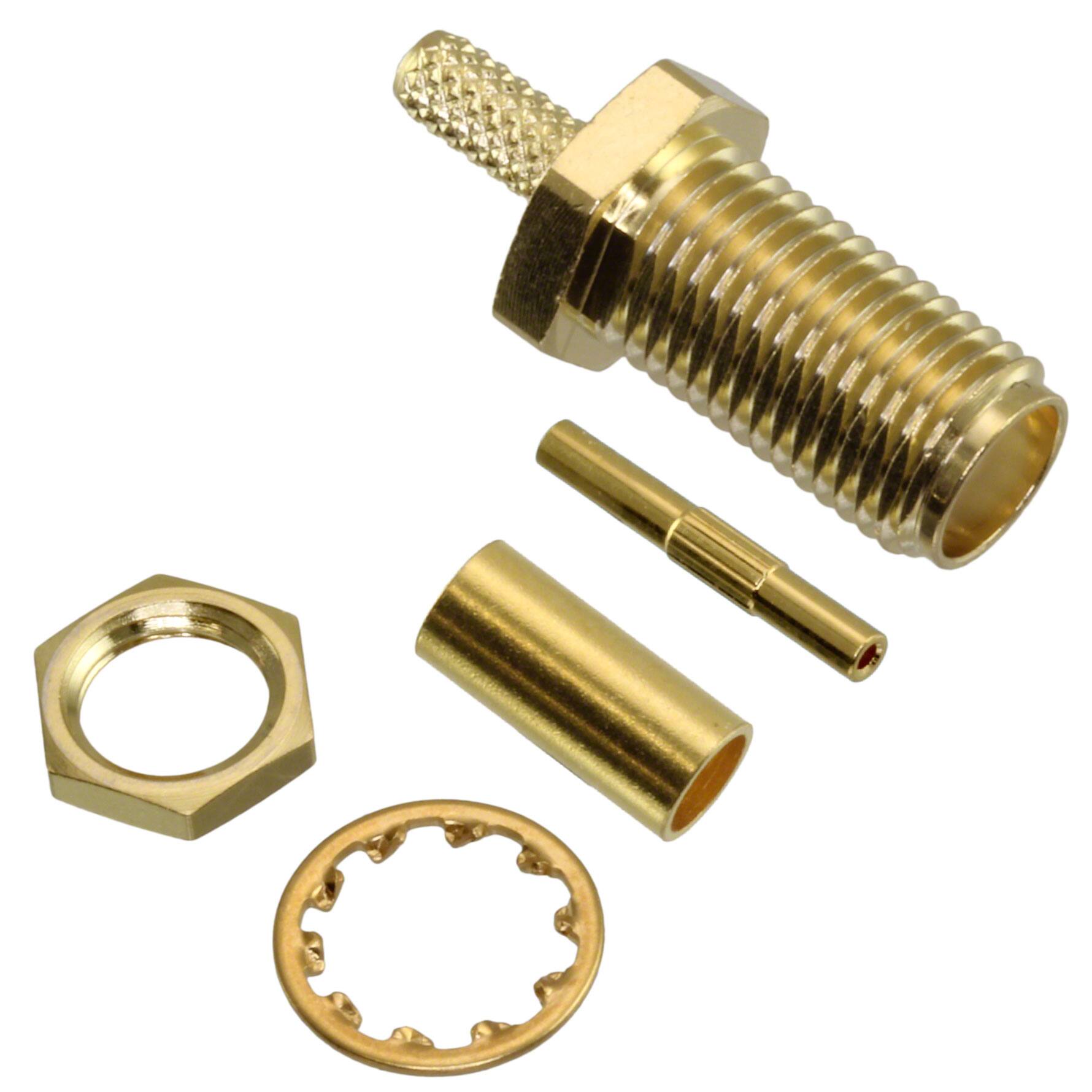 0733910260 CONN SMA JACK STR 50 OHM SOLDER