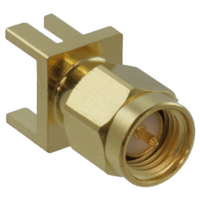 132365-10 CONN SMA RCPT STR 50OHM EDGE MNT