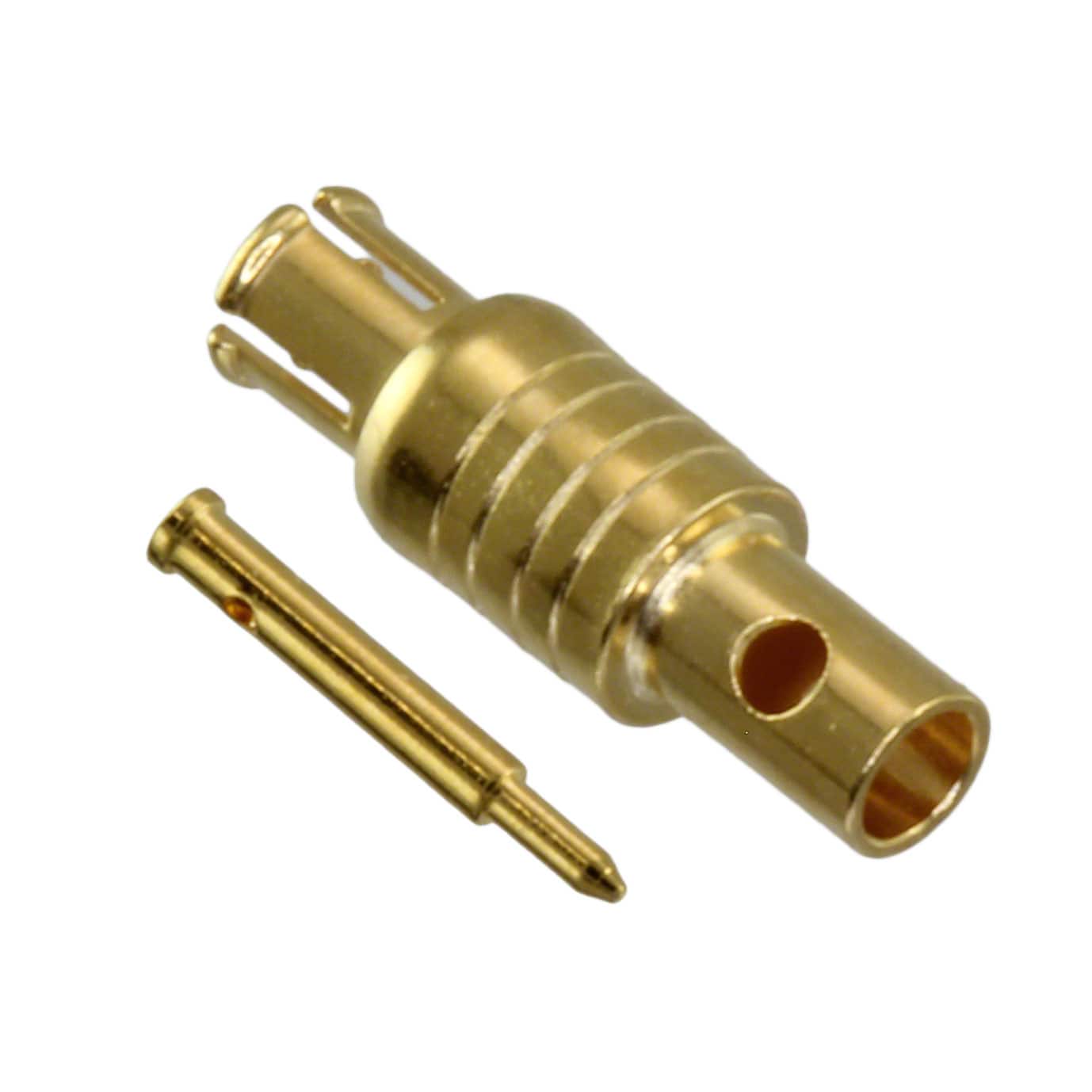 0734154680 CONN SSMCX PLUG STR 50OHM SOLDER