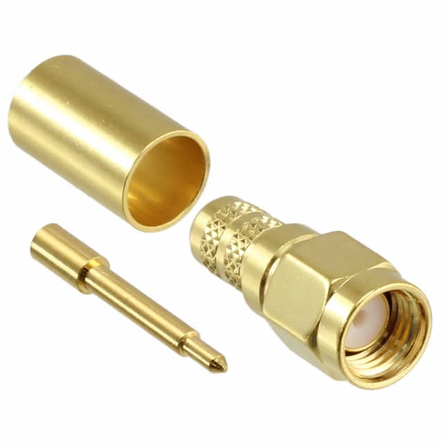 132242 CONN SMA PLUG STR 50OHM SOLDER