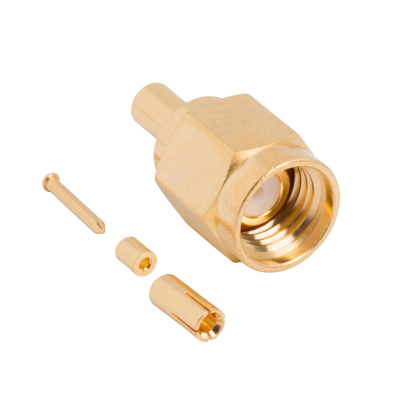 901-10107 SMA STRAIGHT PLUG, 1.13MM CABLE,