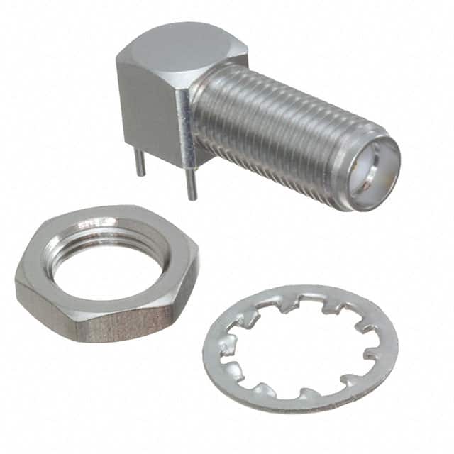 901-10138 SMA RIGHT ANGLE PCB JACK, BULKHE