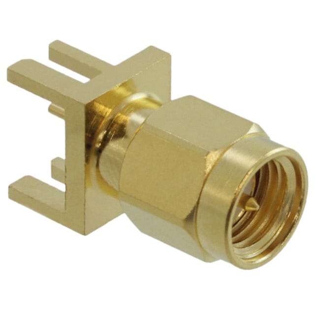 132366-10 CONN SMA PLUG STR 50OHM EDGE MNT