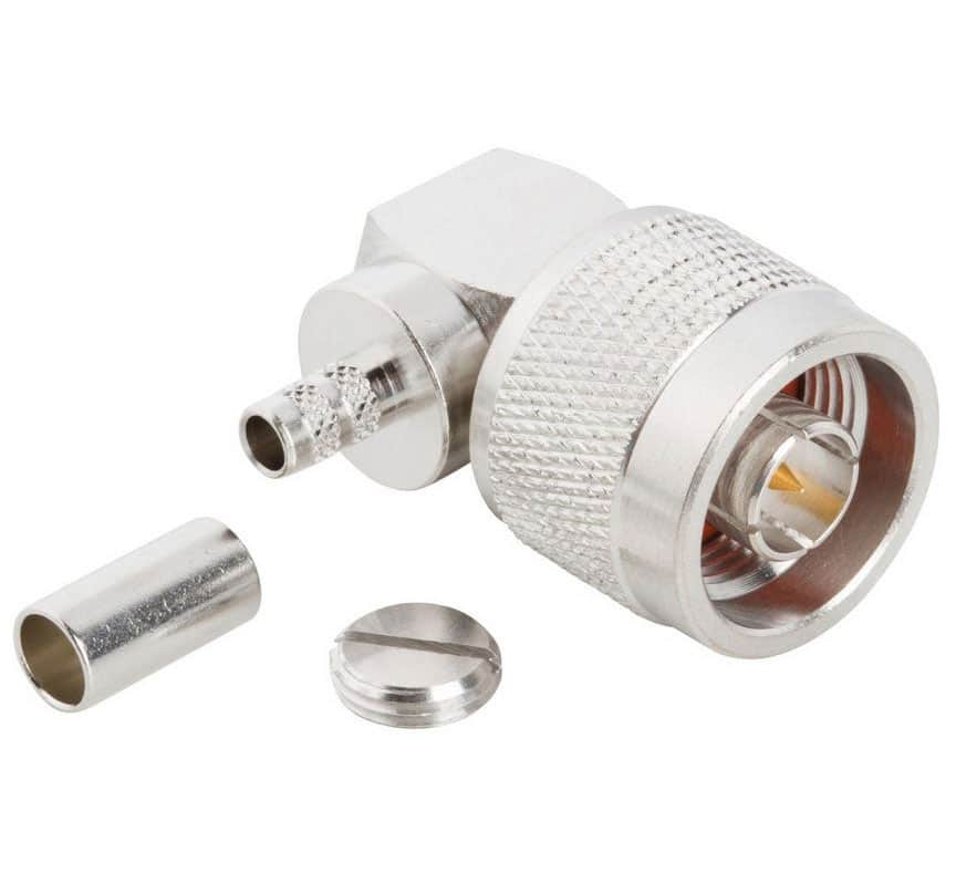 172215 CONN N PLUG R/A 50 OHM SOLDER
