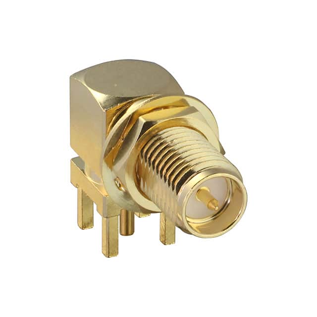 CONREVSMA002-L-G CONN RP-SMA RCPT R/A 50 OHM PCB