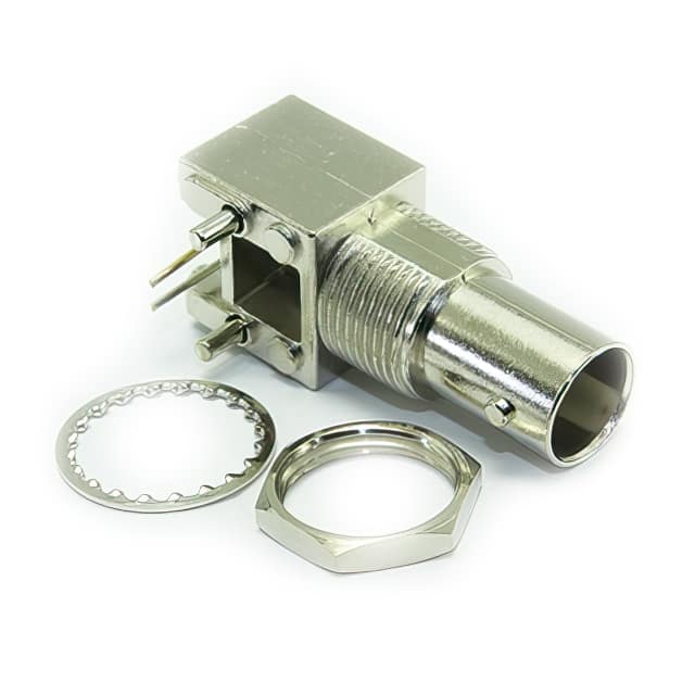 10-466-A8 BNC RIGHT ANGLE BULKHEAD JACK PC