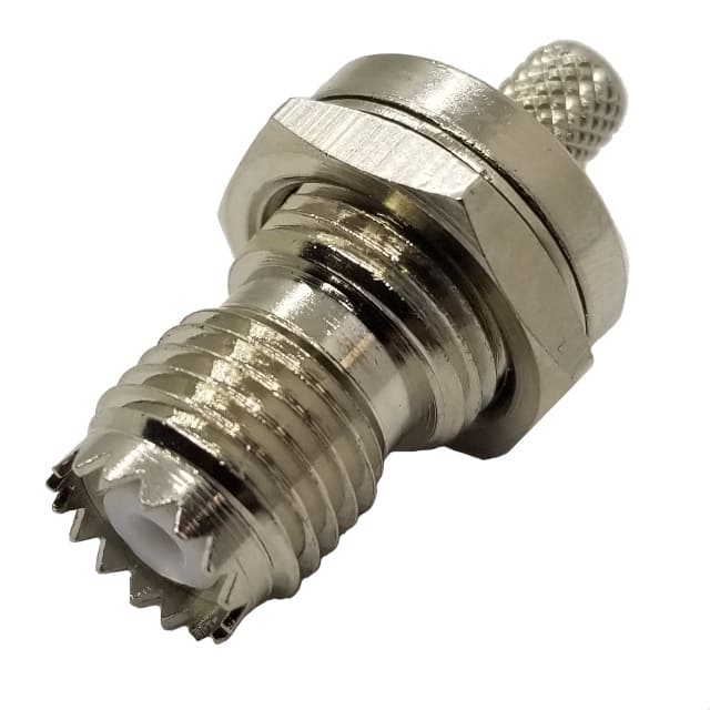 MSF13NT-58 MINI UHF JACK BLKHD RG-58 50 OHM