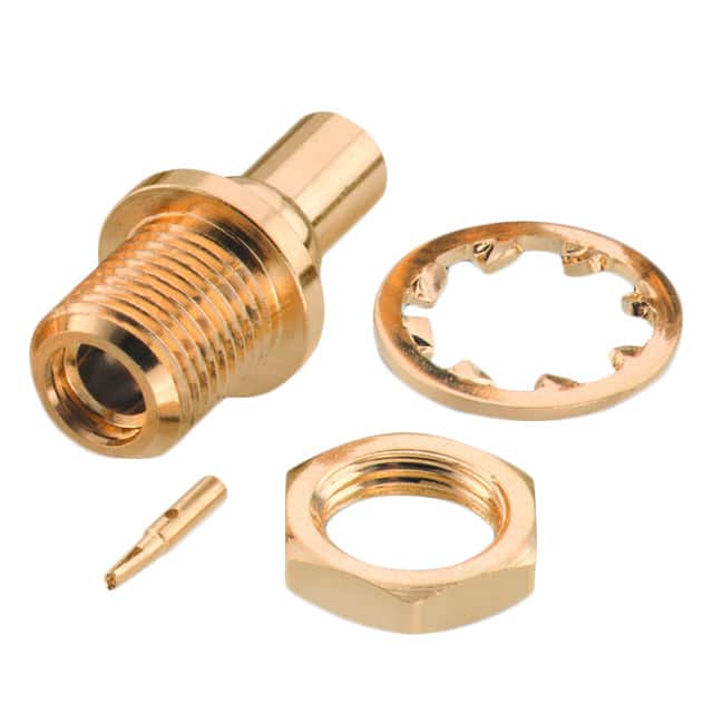 66029421110820 MMCX STRAIGHT BULKHEAD JACK, SOL