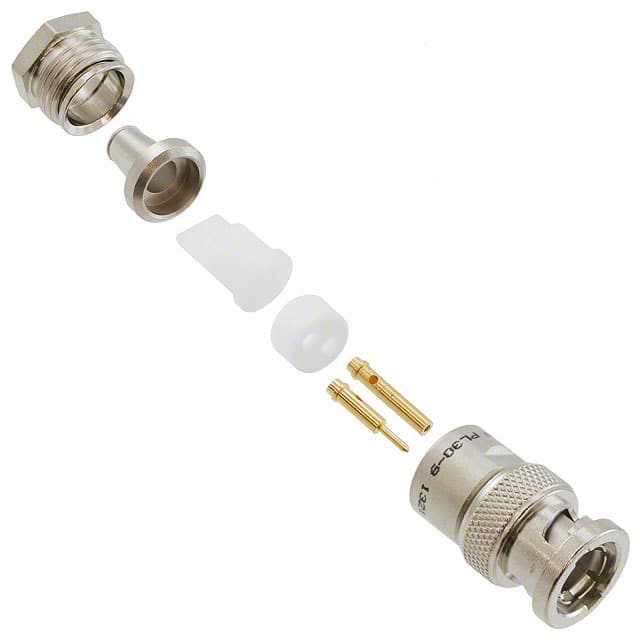 PL30-9 CONN TWINAX PLUG STR SOLDER