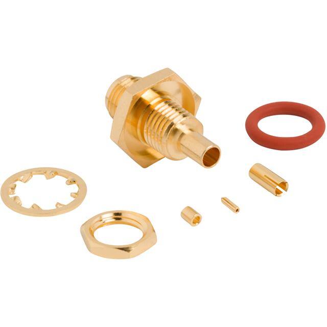 901-10798 SMA STRAIGHT CRIMP JACK BULKHEAD