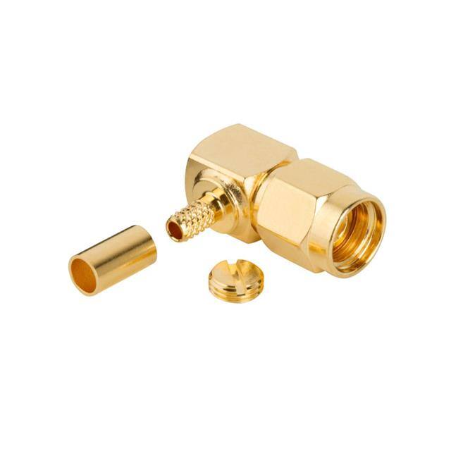 901-10785 RP-SMA RIGHT ANGLE CRIMP PLUG 1.