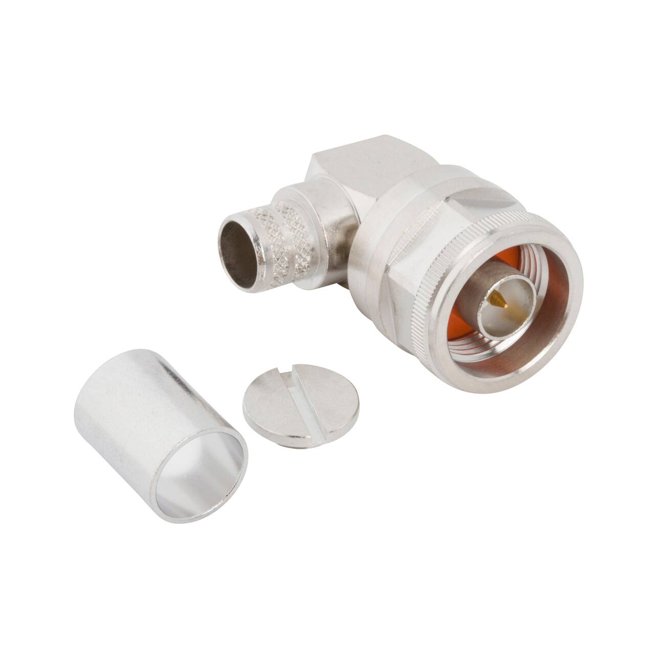 172176-10 N RIGHT ANGLE CRIMP PLUG FOR LMR