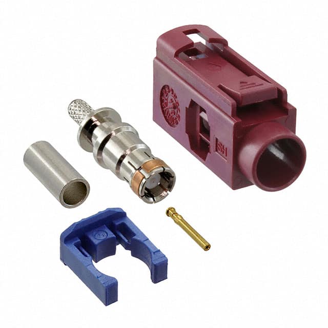 RF55-34L-T-02-50-SH FAKRA JACK SMB TYPE: STRAIGHT FO
