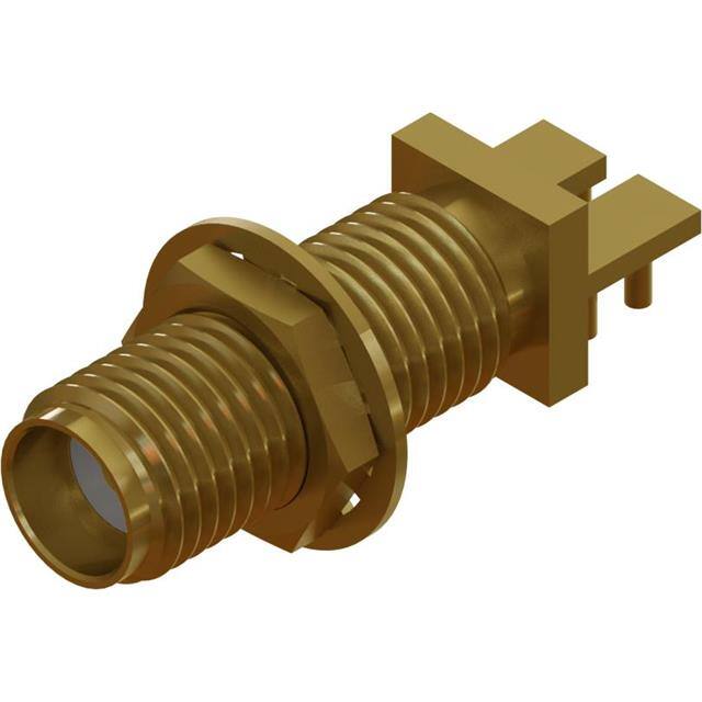 2921-00057 SMA FEMALE BULKHEAD PCB EDGE LAU