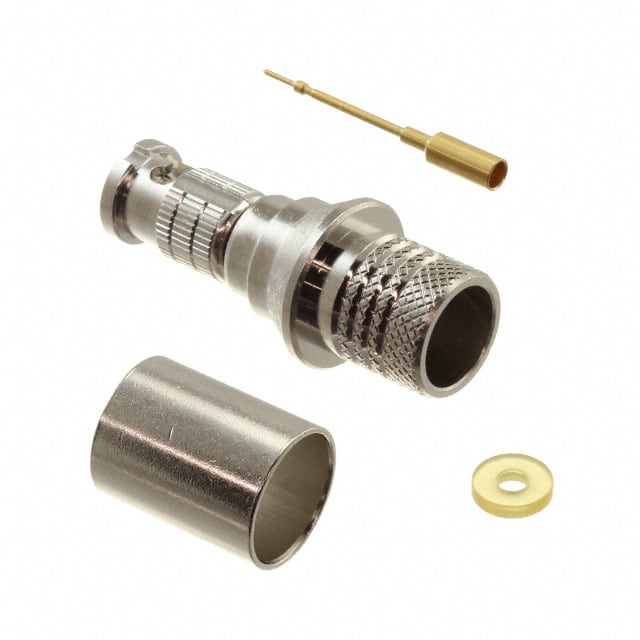 034-1132-12G HD-BNC STRAIGHT CRIMP PLUG FOR B