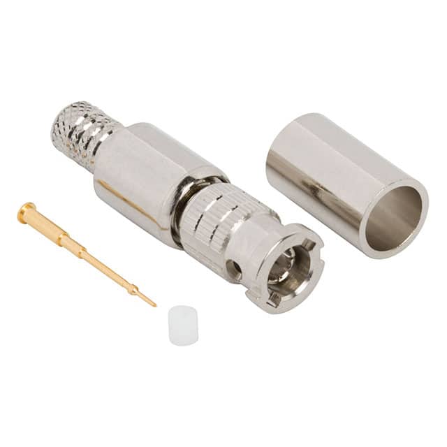 034-1128-12G HD-BNC STRAIGHT CRIMP PLUG FOR C