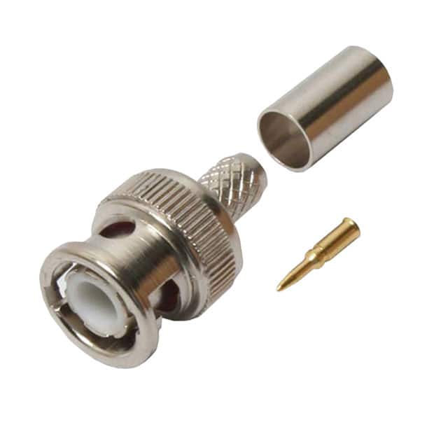 CBN-3114 CONN BNC MALE 50 OHM  3PCCRIMPON