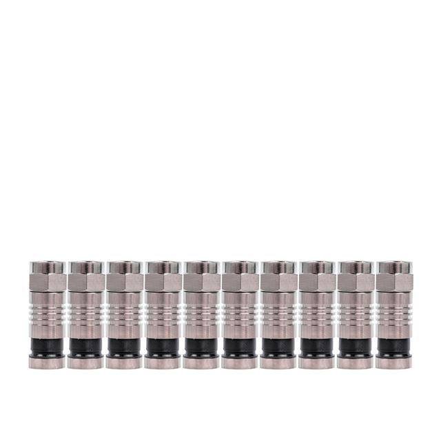 RG6-10 RG6 CONNECTORS (PACK OF 10)