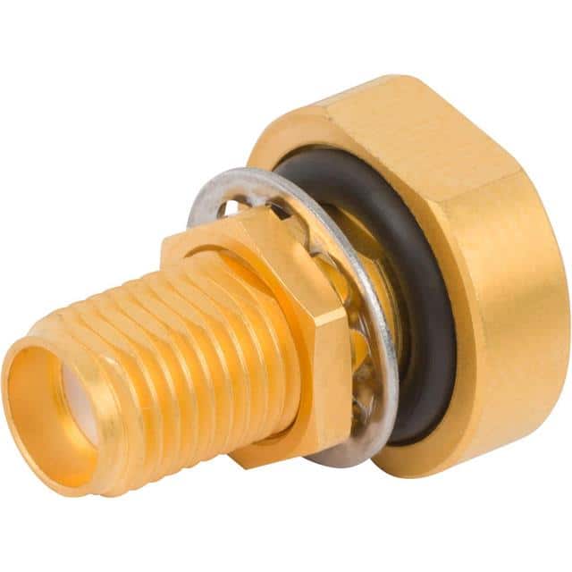2921-80001 SMA FEMALE BULKHEAD, ALUMINUM FO