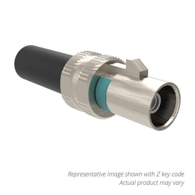 2FA1-NDSP-C01E1 FAKRA GEN 2 STRAIGHT CRIMP PLUG