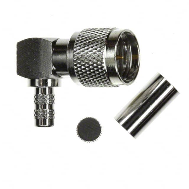 182324 CONN MINI UHF PLUG R/A 50 OHM