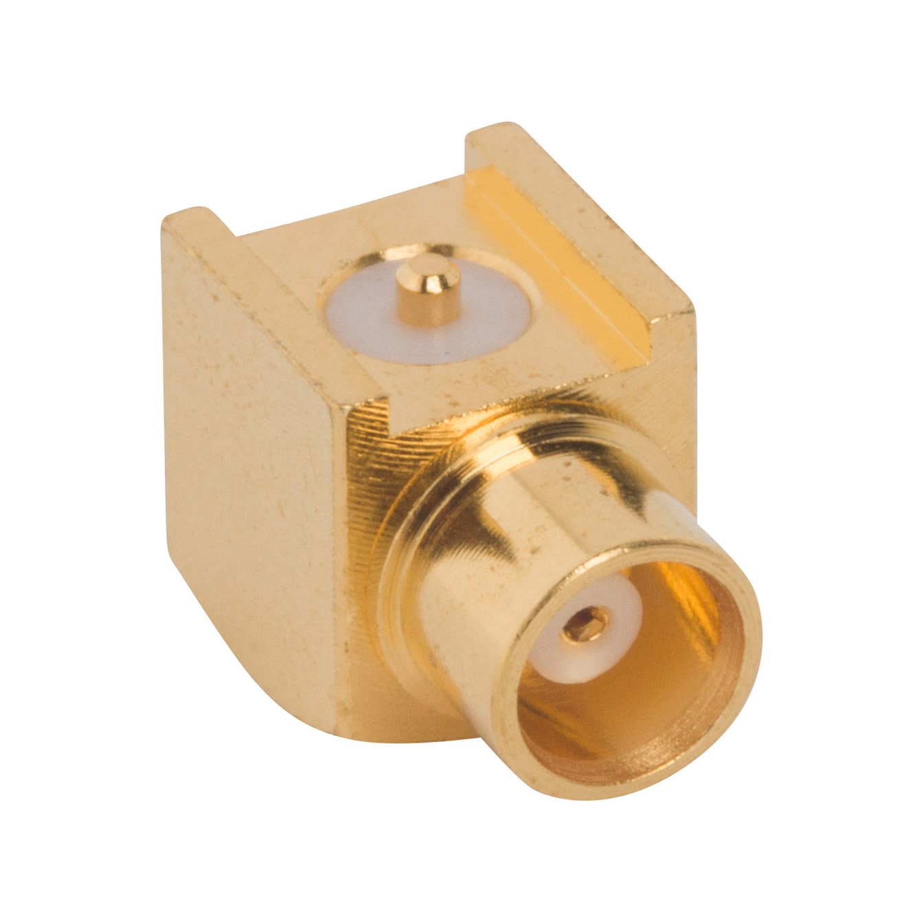 252149 MCX RIGHT ANGLE PCB JACK, SURFAC