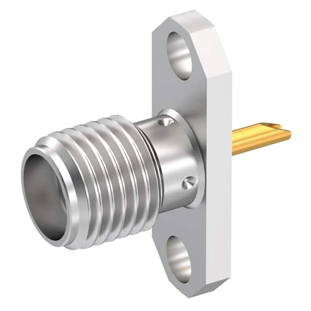 R124454120 SMA / 2 HOLE FLANGE JACK RECEPTA