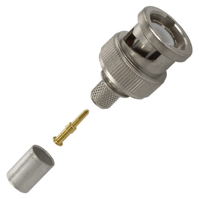 225395-2 CONN BNC PLUG STR 50 OHM CRIMP