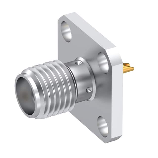 R125403001 SMA / SQUARE FLANGE JACK RECEPTA