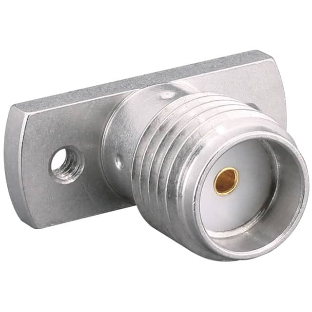 CONSMA017 SMA FML, 2-HOLE FLANGE, GOLD