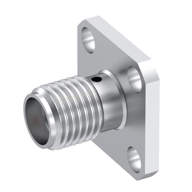 R125510001 SMA / SQUARE FLANGE JACK RECEPTA