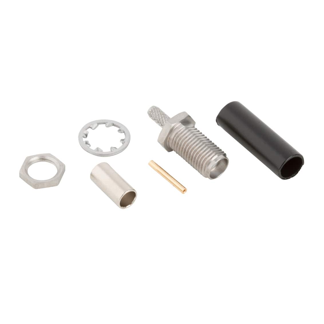 901-10021-12SF SMA STRAIGHT CRIMP JACK FOR RD-3