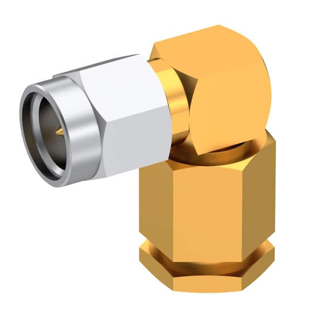 9243-1553-001 SMA / RIGHT ANGLE PLUG MALE CLAM