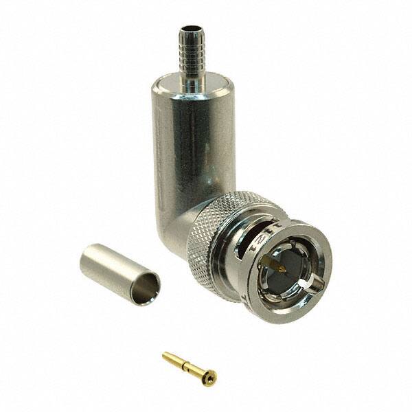 UPLR220-026/T50 CONN BNC PLUG R/A 75 OHM 1=50