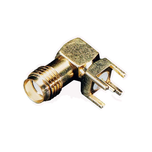 4642 RIGHT ANGLE SMA THRU HOLE RF CON