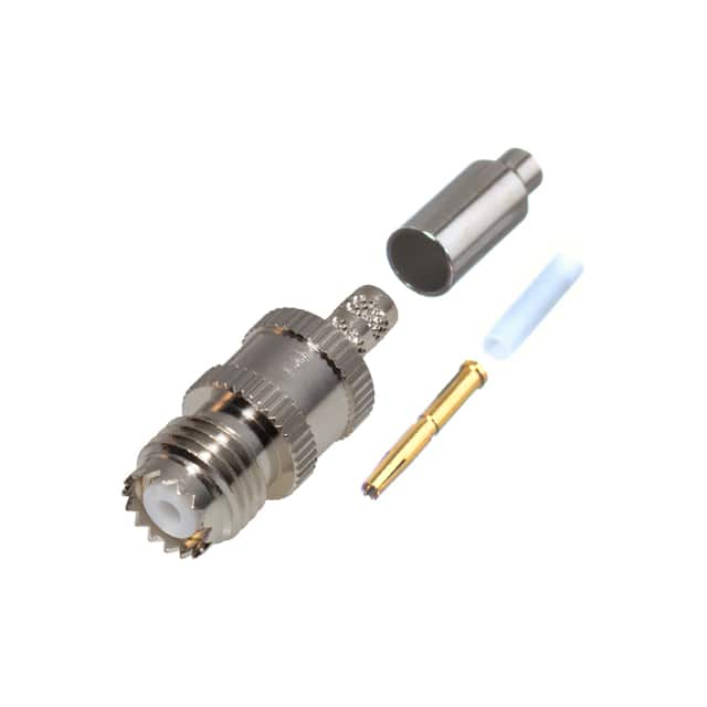 RFU-601-3 MUHF FEMALE CRIMP; 50 OHMS
